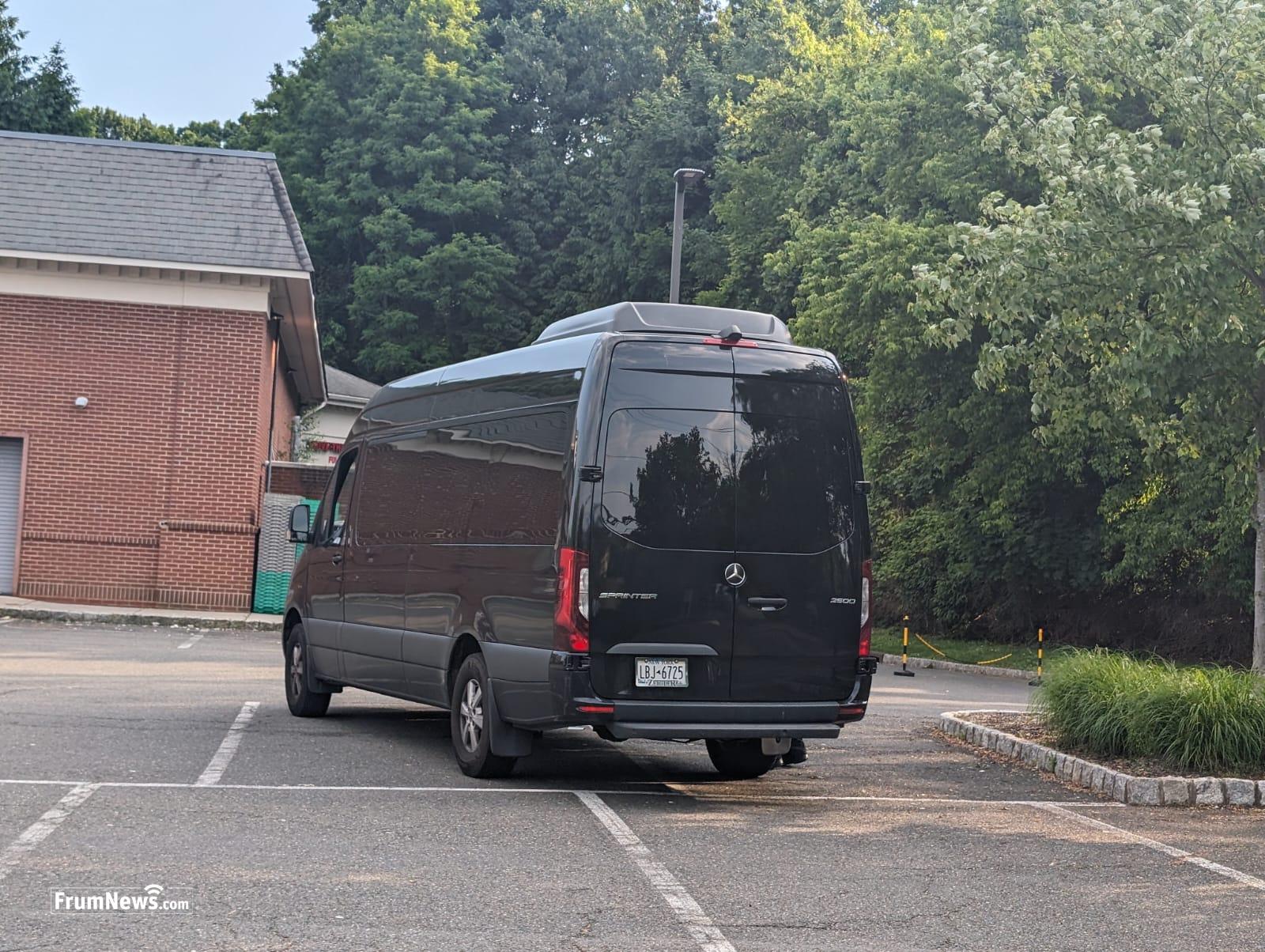 Recovered Mercedes-Benz van — additional scene photo