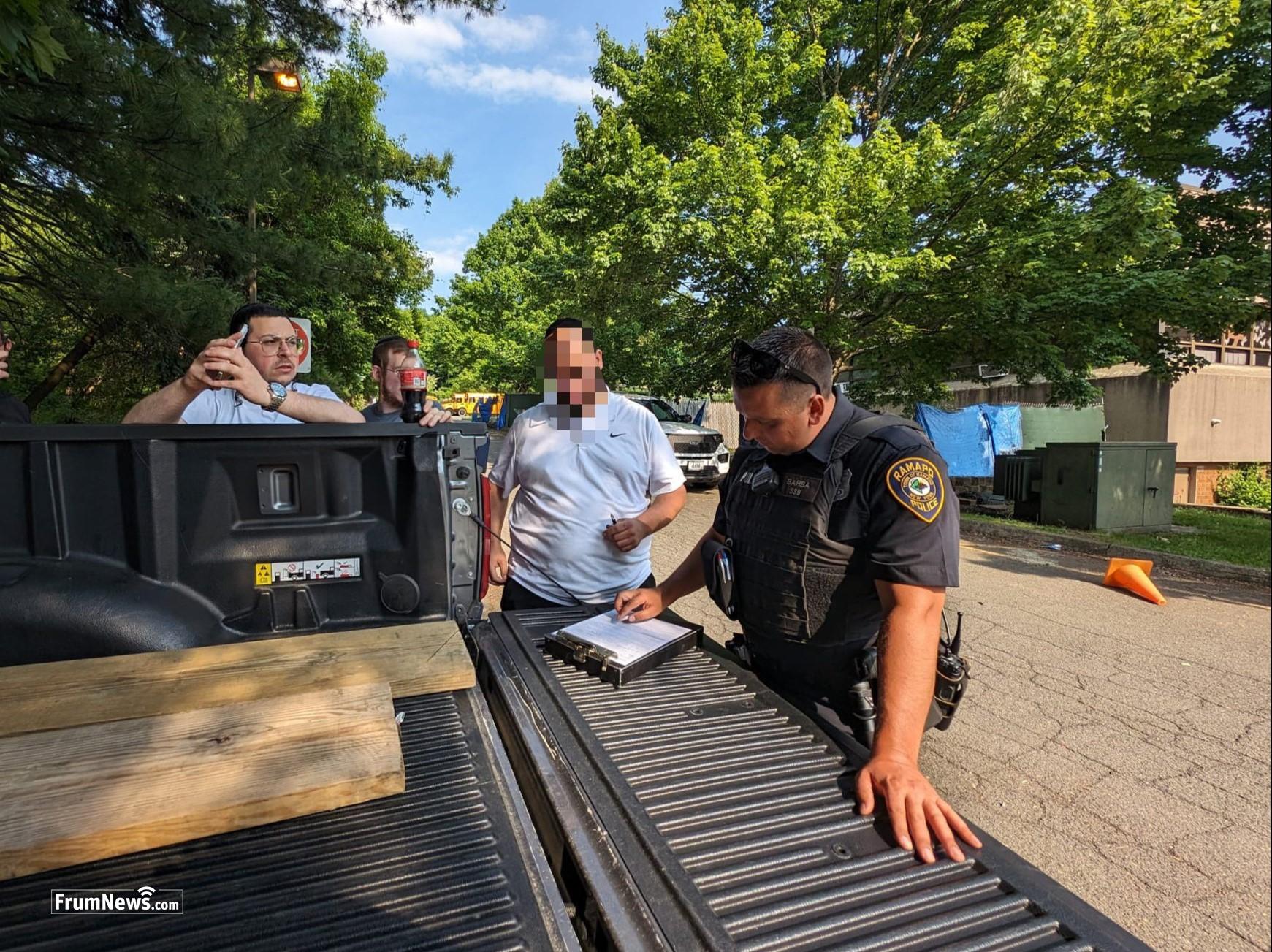 Recovered Mercedes-Benz van — additional scene photo